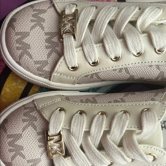 Michael Kors Kids' Cream Sneakers - Picture 8 of 8